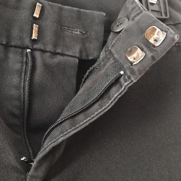 Dockers Metro Capri Ideal Fit Ankle Length Crop Dress Pants Pockets Black Size 4 - Picture 5 of 6